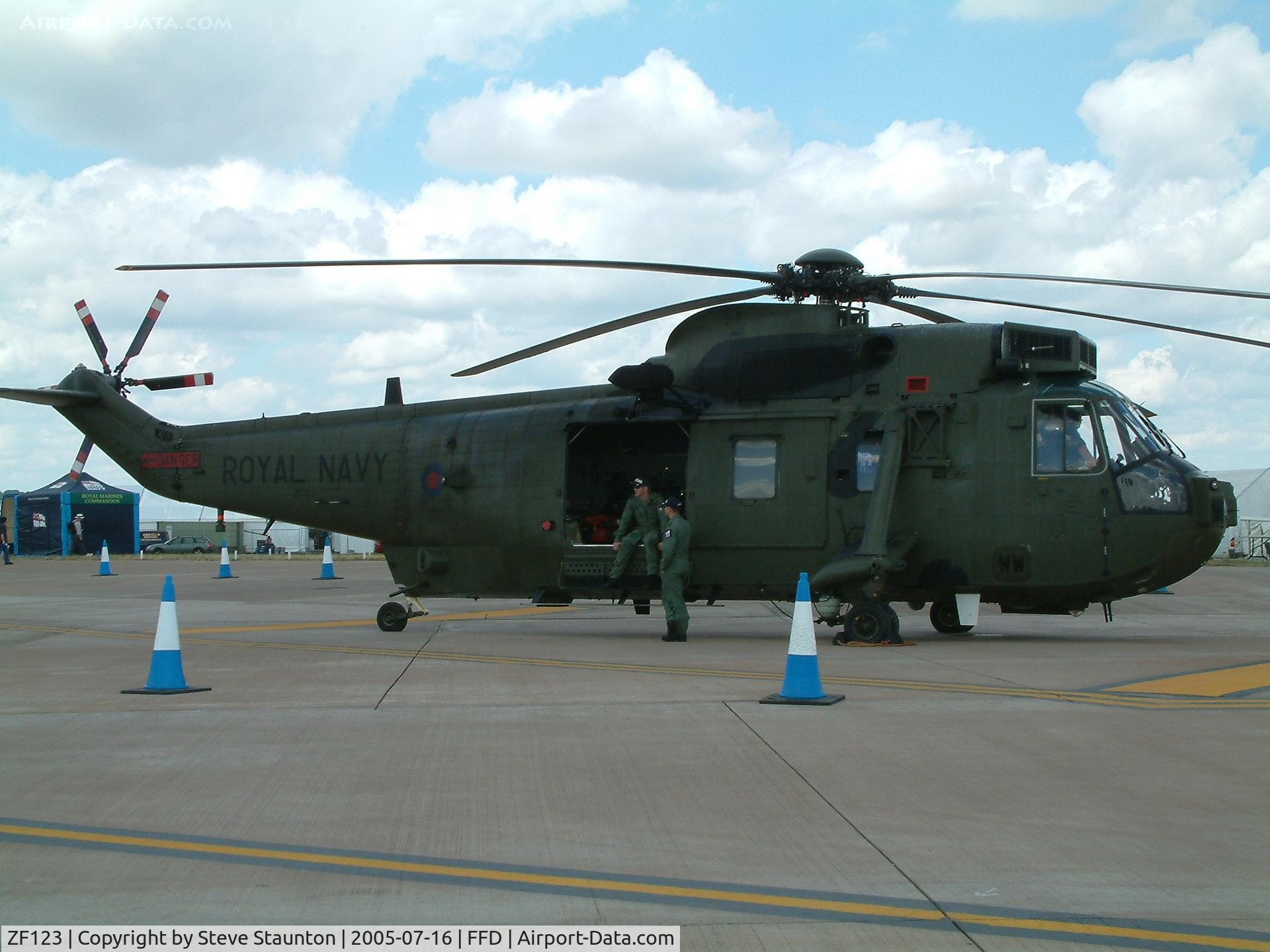 ZF123, 1987 Westland Sea King HC.4 C/N WA973, Royal International Air Tattoo 2005