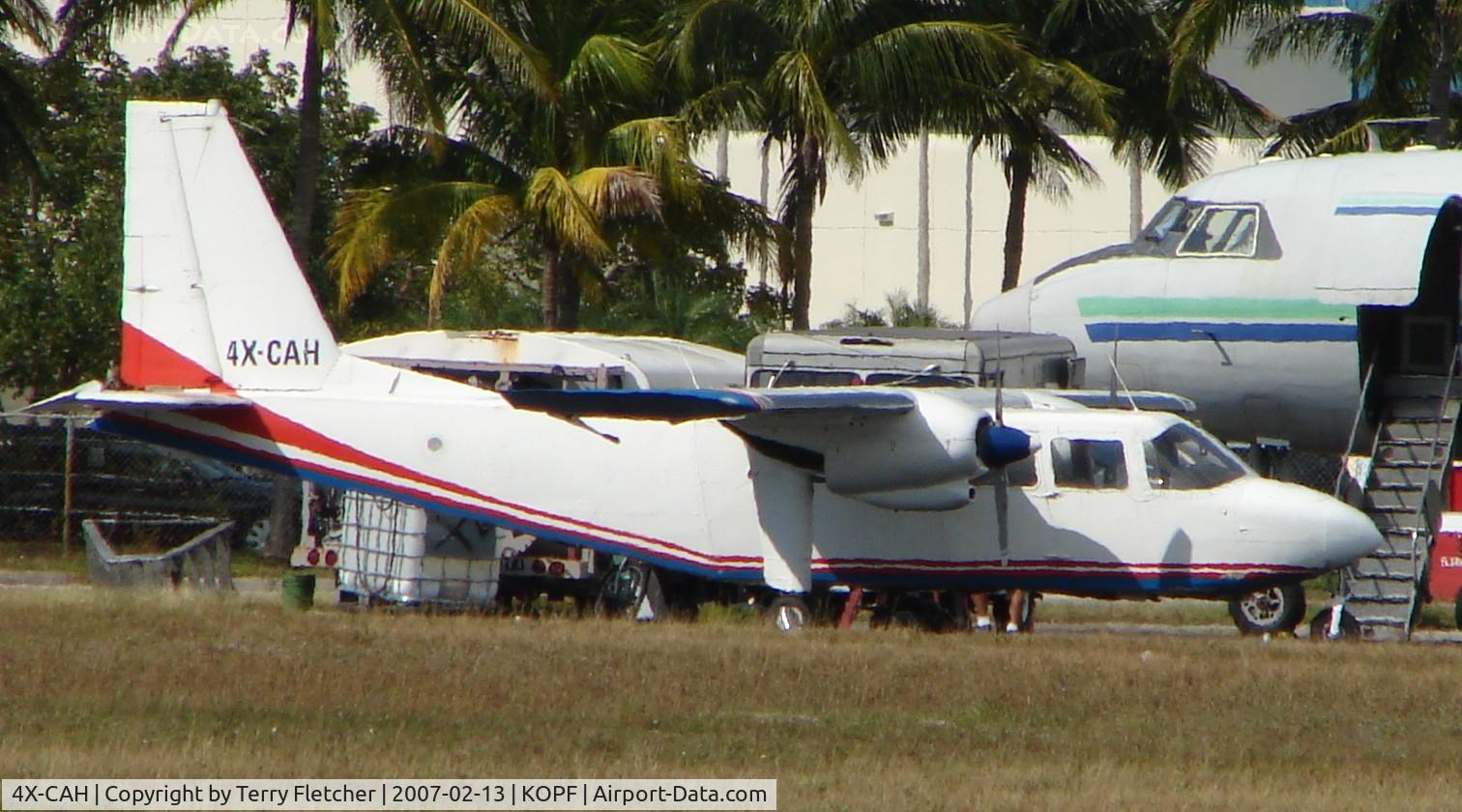 4X-CAH, 1970 Britten-Norman BN-2A Islander C/N 150, BN2-Islander