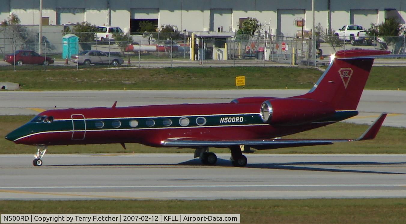 N500RD, 2006 Gulfstream Aerospace GV-SP (G500) C/N 5105, Colouful Gulfstream