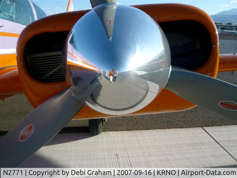 N2771, 1962 Beech 95-A55 Baron C/N TC-270, Reflection at KRNO