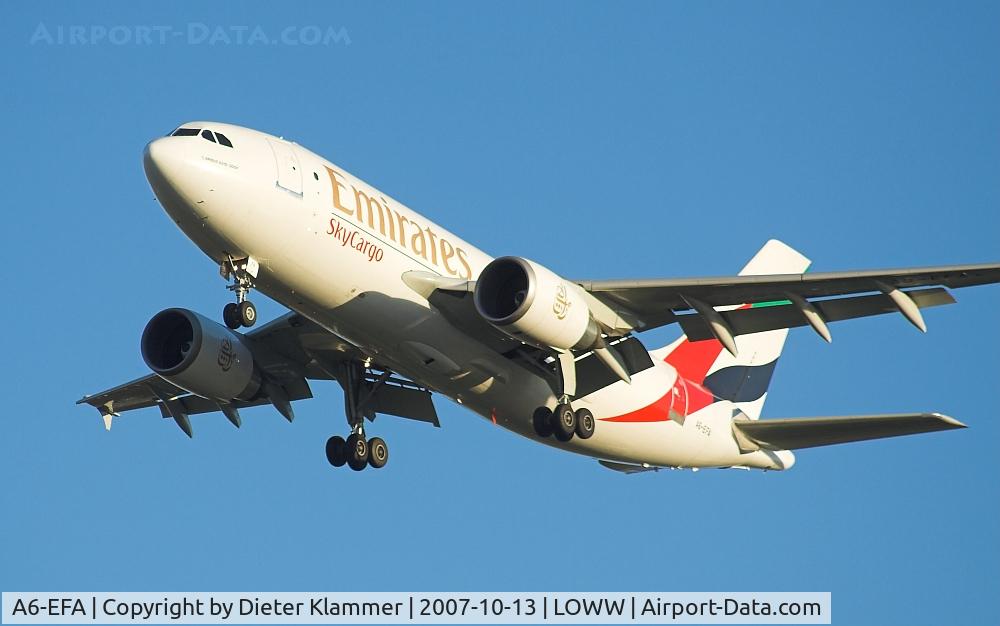 A6-EFA, 1992 Airbus A310-308F C/N 646, Emirates Cargo A310