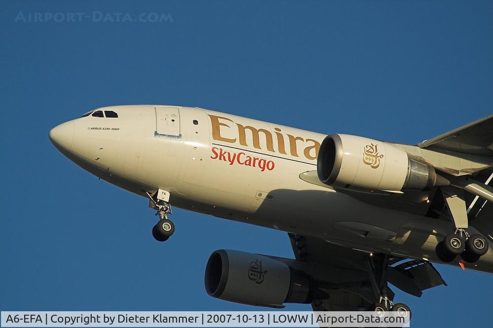 A6-EFA, 1992 Airbus A310-308F C/N 646, Emirates Cargo A310