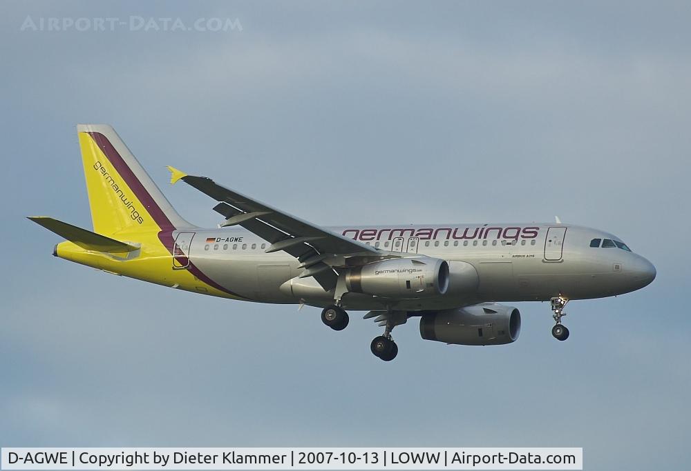 D-AGWE, 2007 Airbus A319-132 C/N 3128, GERMANWINGS  A319