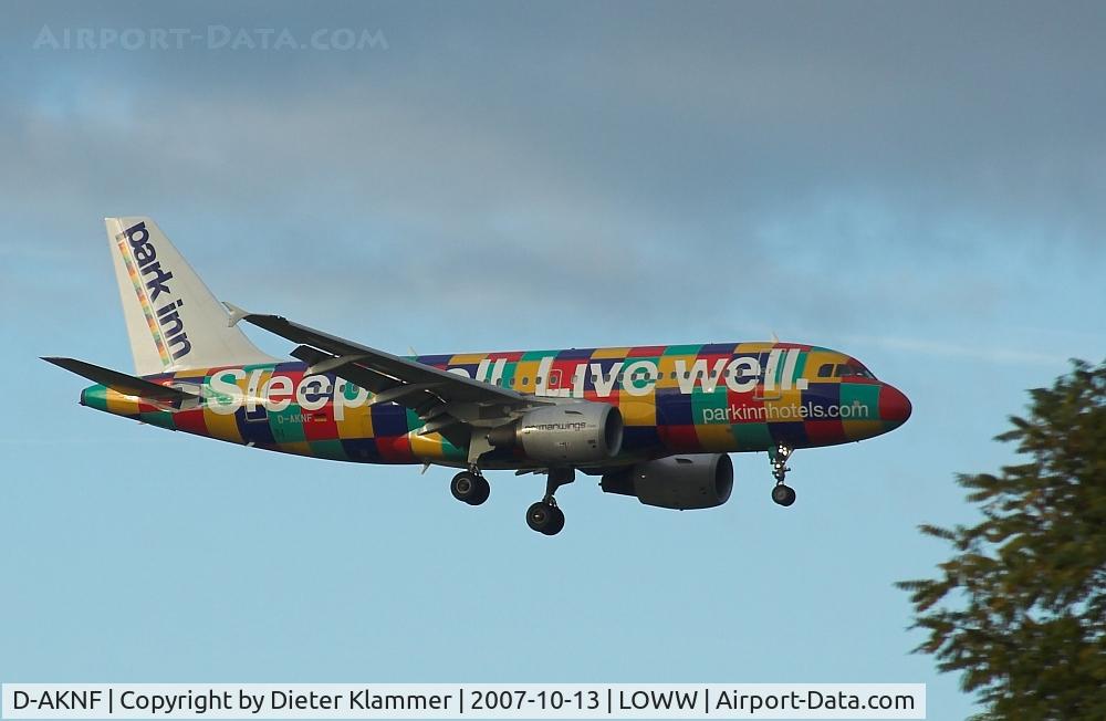 D-AKNF, 1997 Airbus A319-112 C/N 0646, Germanwings A319-112