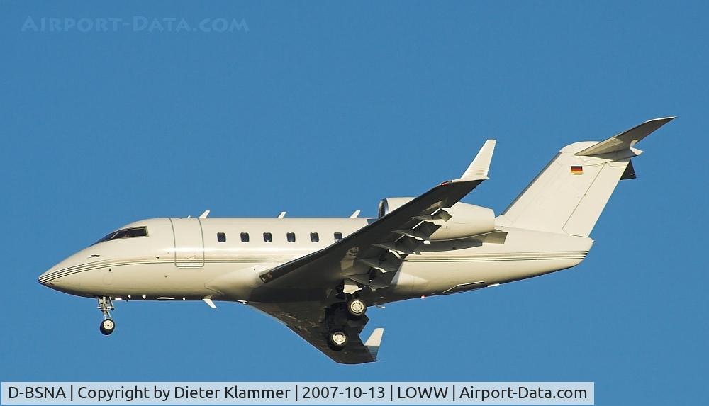D-BSNA, 1982 Canadair Challenger 600 (CL-600-1A11) C/N 1066, CHALLENGE AIR