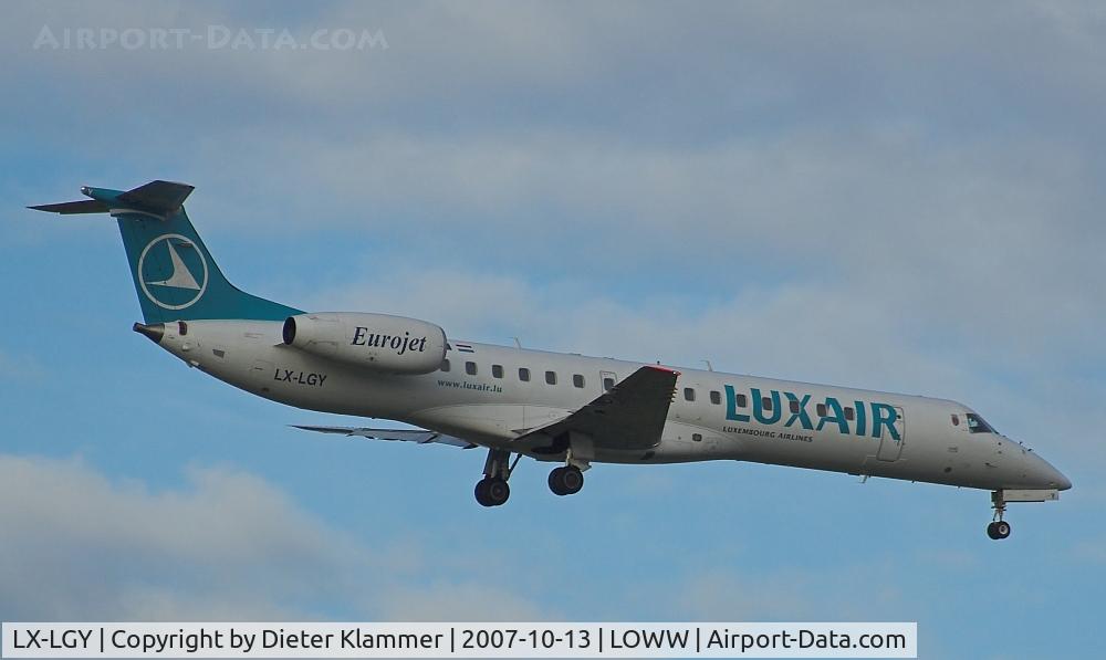 LX-LGY, 2000 Embraer EMB-145LU (ERJ-145LU) C/N 145242, LUXAIR Embraer 145LU