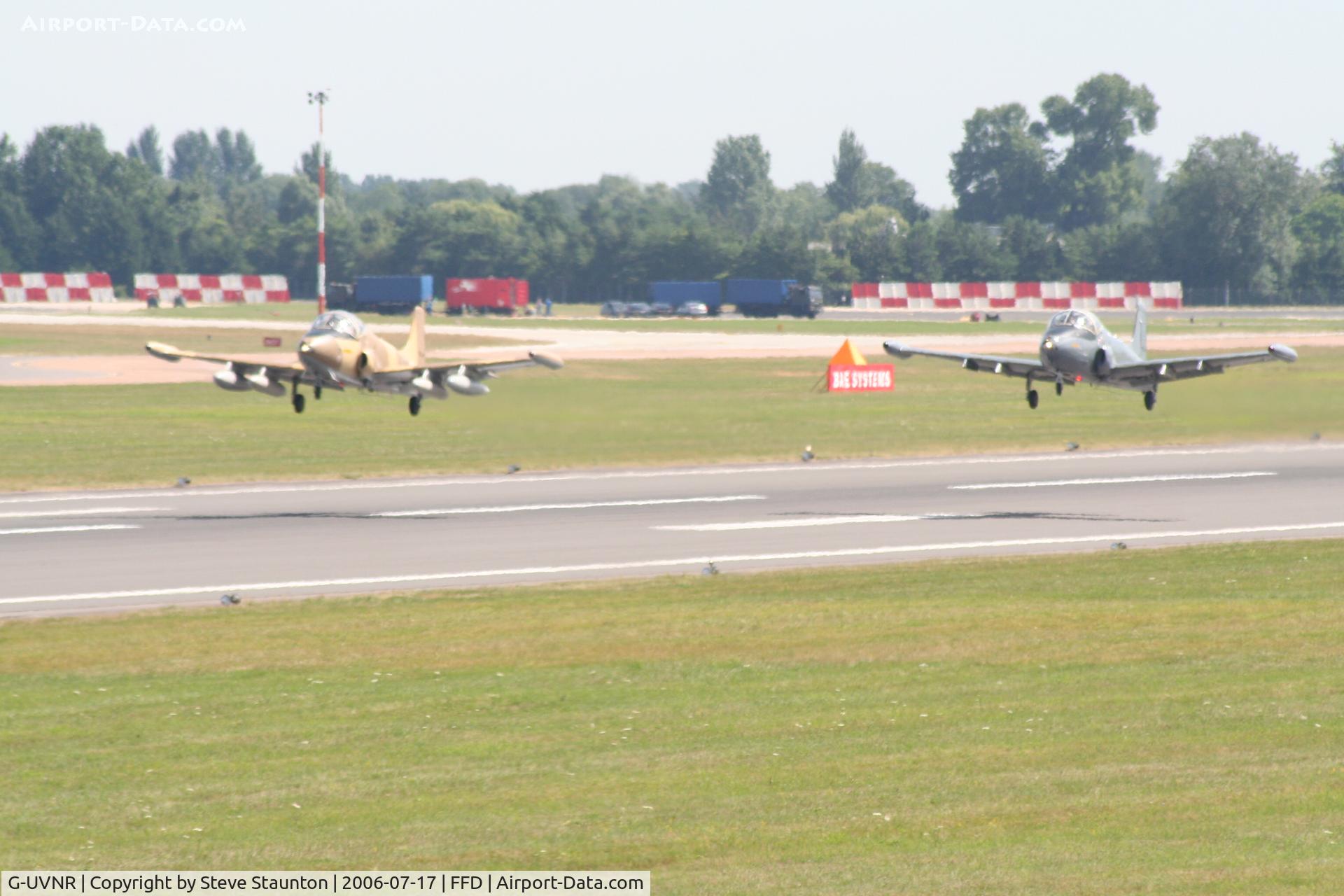 G-UVNR, 1971 BAC 167 Strikemaster Mk.87 C/N EEP/JP/2876, Royal International Air Tattoo 2006 (with G-SOAF)