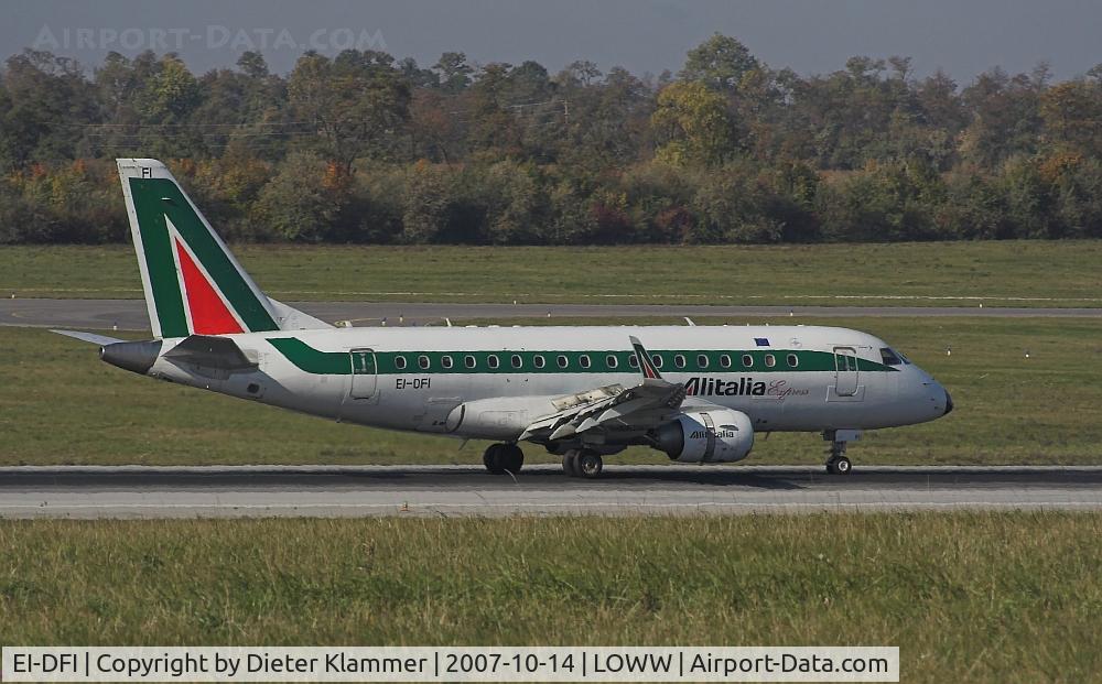 EI-DFI, 2003 Embraer 170LR (ERJ-170-100LR) C/N 17000010, Alitalia Express Embraer 170ST