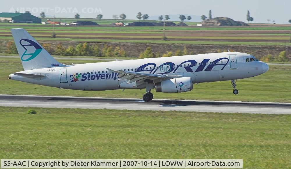 S5-AAC, 1990 Airbus A320-231 C/N 0114, ADRIA A320