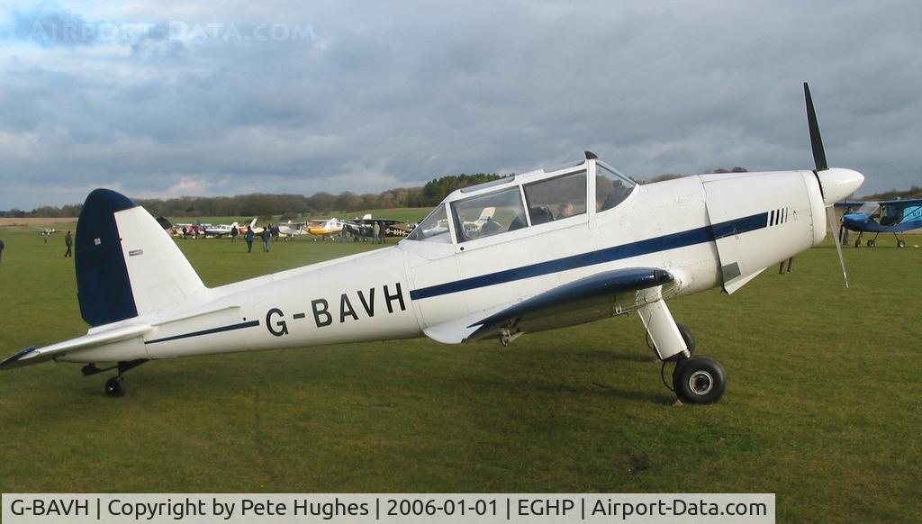 G-BAVH, 1953 De Havilland DHC-1 Chipmunk T.10 C/N C1/0841, New Year Fly In Popham