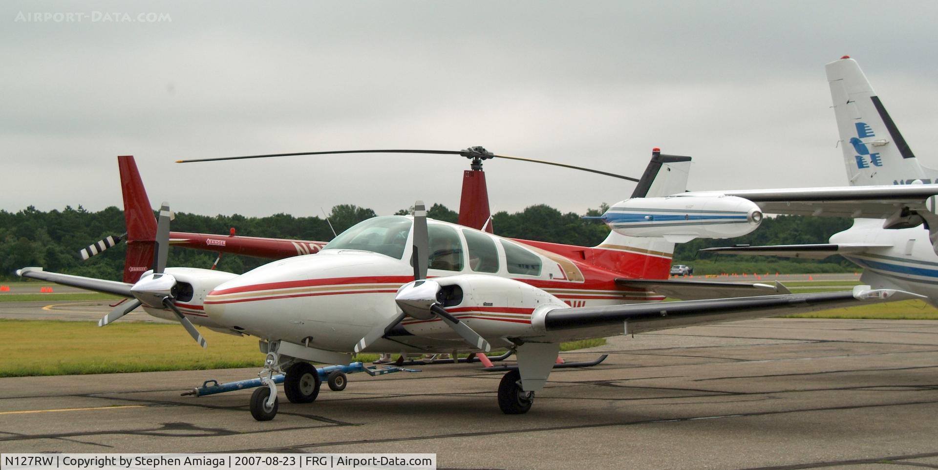 N127RW, 1976 Beech 95-B55 (T42A) Baron C/N TC-1958, At the show.
