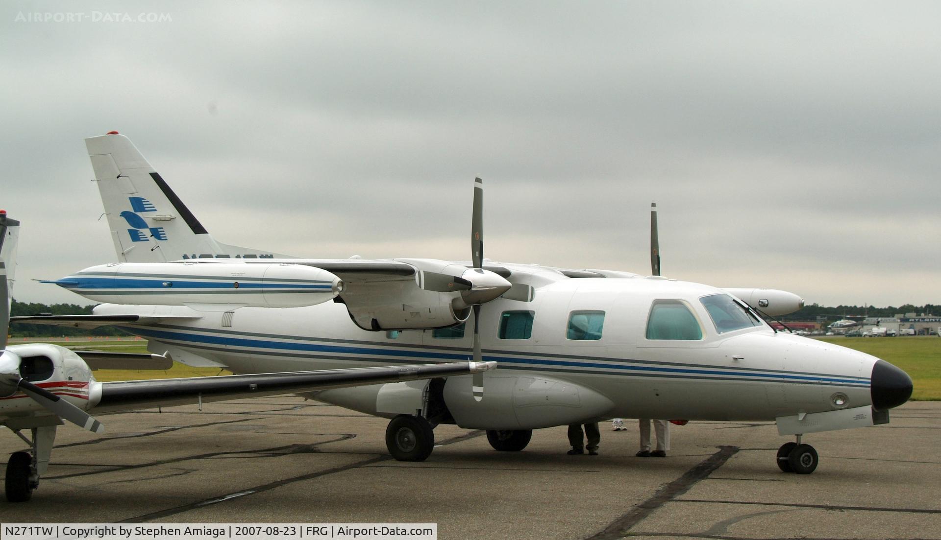 N271TW, Mitsubishi MU-2B-60 Marquise C/N 734 S.A., MU-2 at the Show.