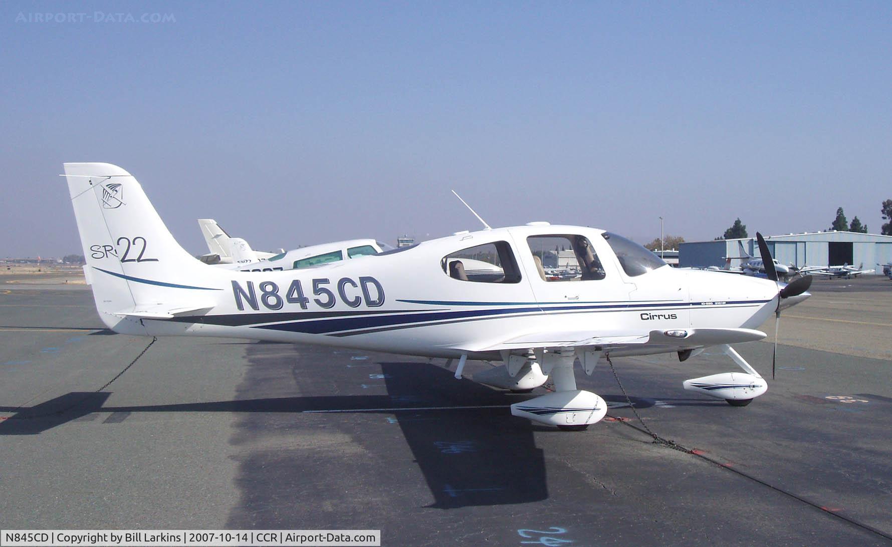 N845CD, 2002 Cirrus SR22 C/N 0194, In for Pilot Proficiency Program.