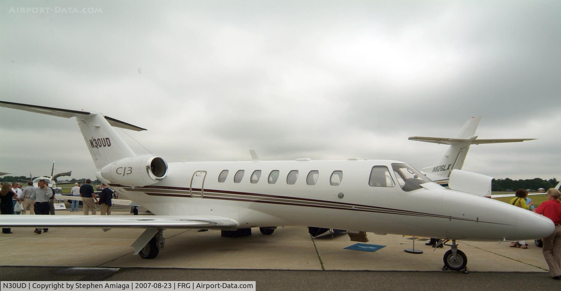 N30UD, 2007 Cessna 525B CitationJet CJ3 C/N 525B0131, CJ-3 at the show.