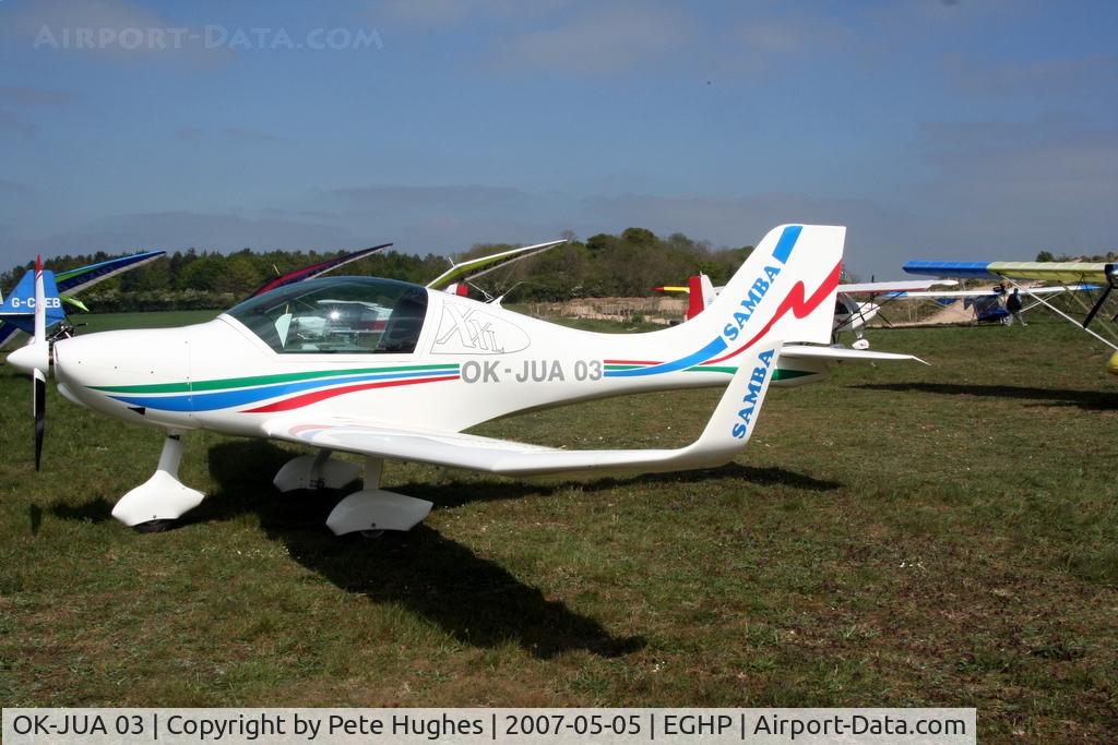 OK-JUA 03, Urban Air UFM-10 Samba C/N Not found OK-JUA 03, OK-JUA 03 Samba XL at the 2007 Popham Microlight Fair