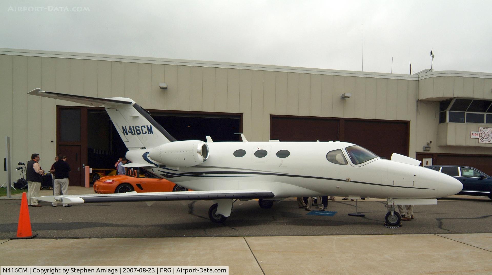 N416CM, 2007 Cessna 510 Citation Mustang C/N 510-0016, Citation Mustang at the show.