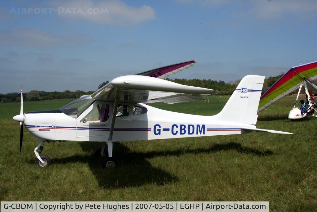G-CBDM, 2003 Tecnam P-92EM Echo C/N PFA 318-13756, 2007 Microlight Fair at Popham
