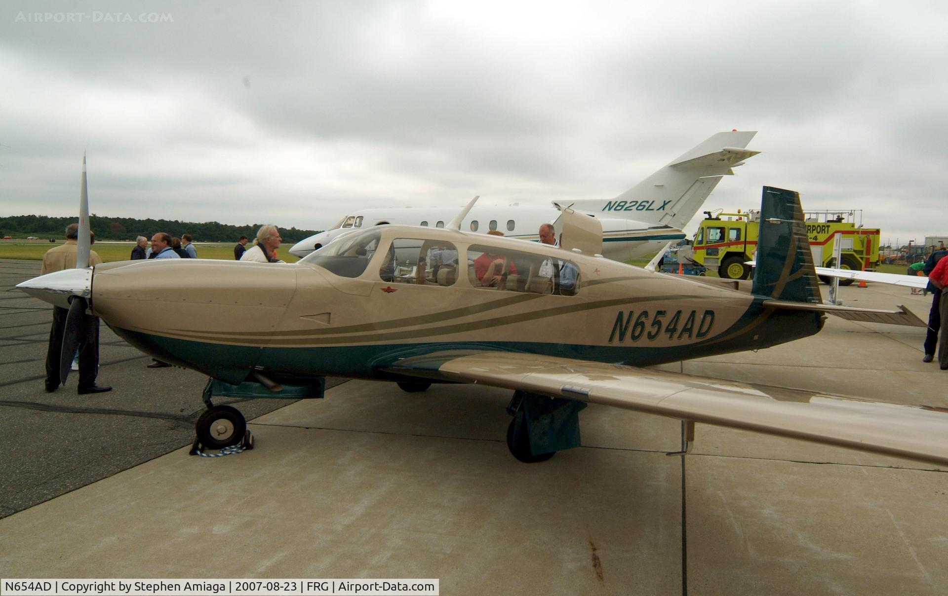 N654AD, 2007 Mooney M20TN Acclaim C/N 31-0030, Mooney on show