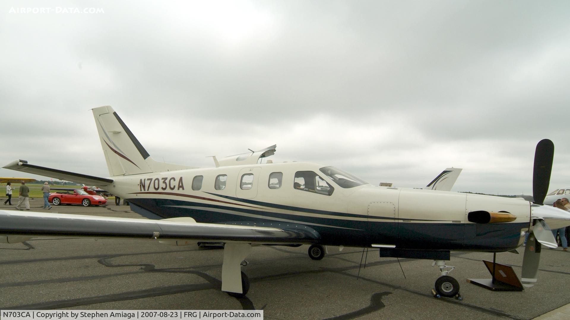 N703CA, 2003 Socata TBM-700 C/N 273, TBM-700 on show.