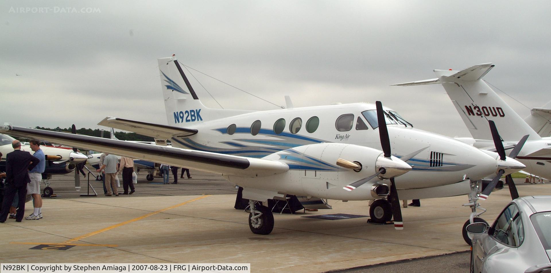 N92BK, 2007 MD Helicopters 369E C/N 0572E, King Air on display