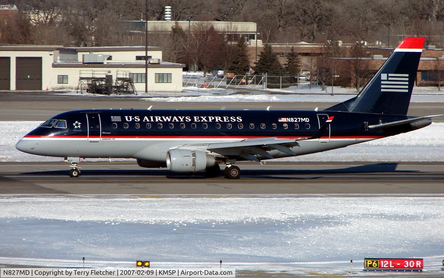 N827MD, 2005 Embraer 170SU (ERJ-170-100SU) C/N 17000047, Embraer 170