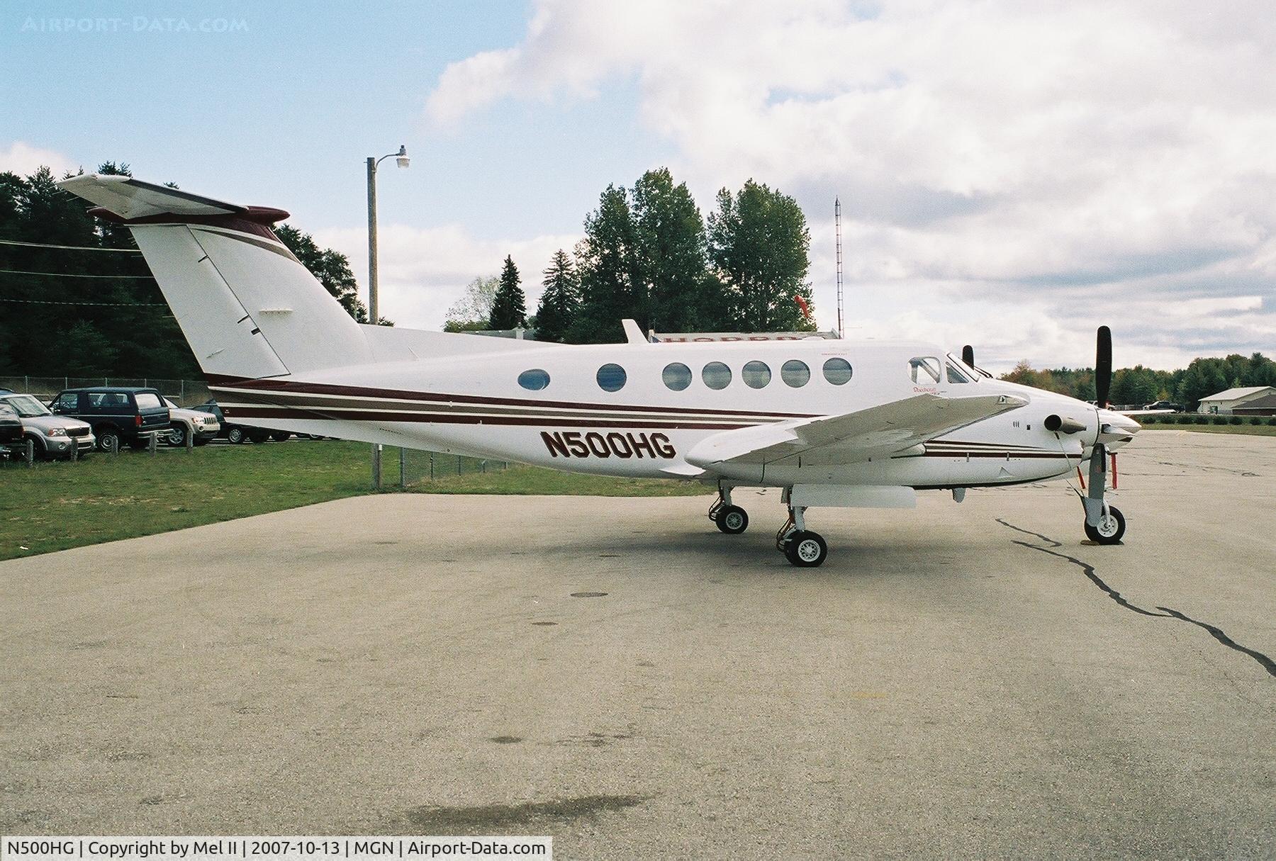 N500HG, 2006 Raytheon B200 King Air C/N BB-1954, Parked @ Harbor Springs Airport (MGN)