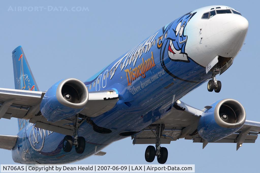 N706AS, 1998 Boeing 737-490 C/N 28894, Alaska Airlines 