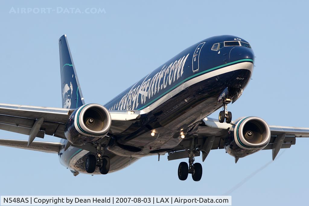 N548AS, 2005 Boeing 737-890 C/N 30020, Alaska Airlines N548AS 