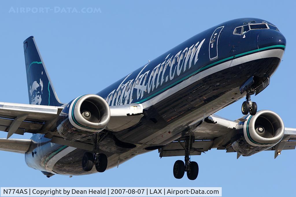 N774AS, 1993 Boeing 737-4Q8 C/N 25107, Alaska Airlines N774AS 