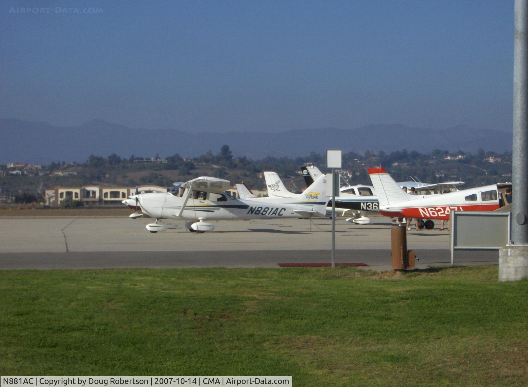 N881AC, 2001 Cessna 172S C/N 172S8818, 2001 Cessna 172S SKYHAWK SP, Lycoming IO-360-L2A 180 Hp