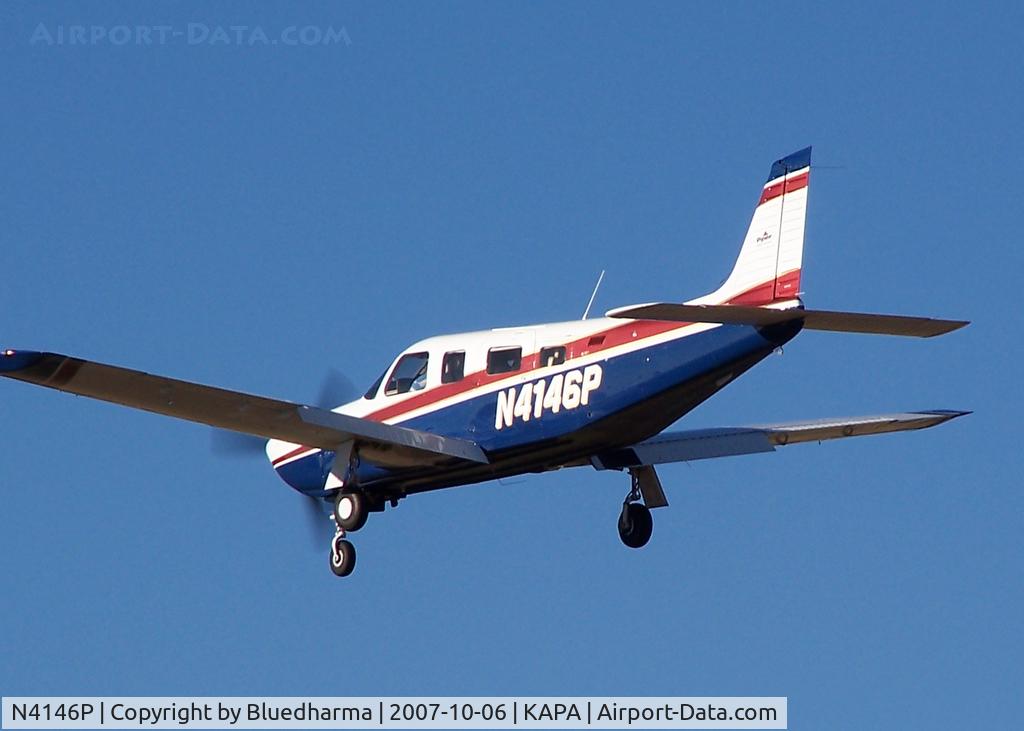 N4146P, 1999 Piper PA-32R-301T Turbo Saratoga C/N 3257106, Approach to 17L