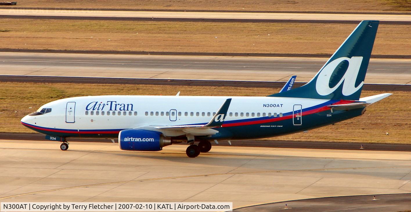N300AT, 2006 Boeing 737-7BD C/N 33923, Air Tran B737 with winglets