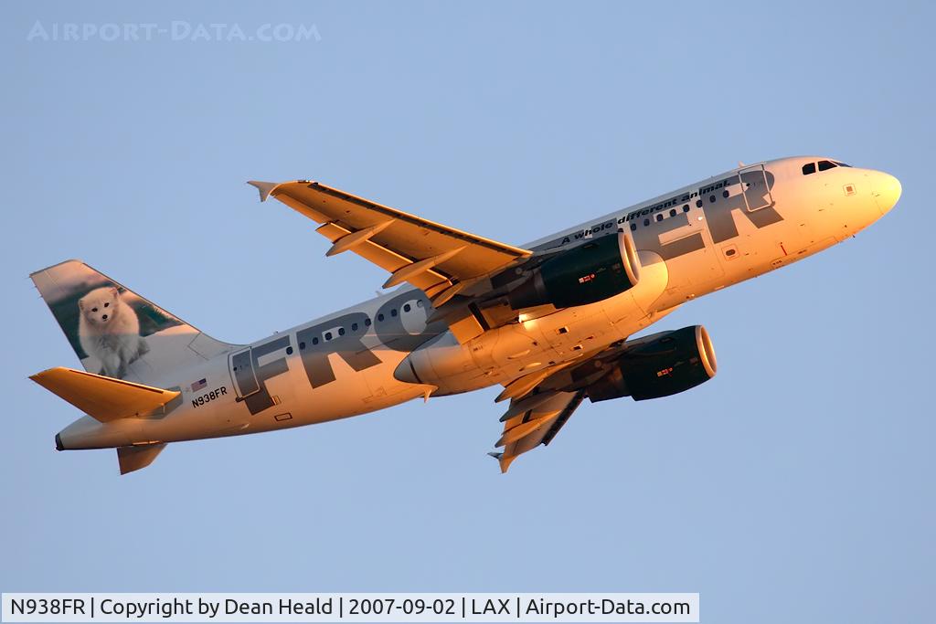 N938FR, 2005 Airbus A319-111 C/N 2406, Frontier Airlines N938FR 