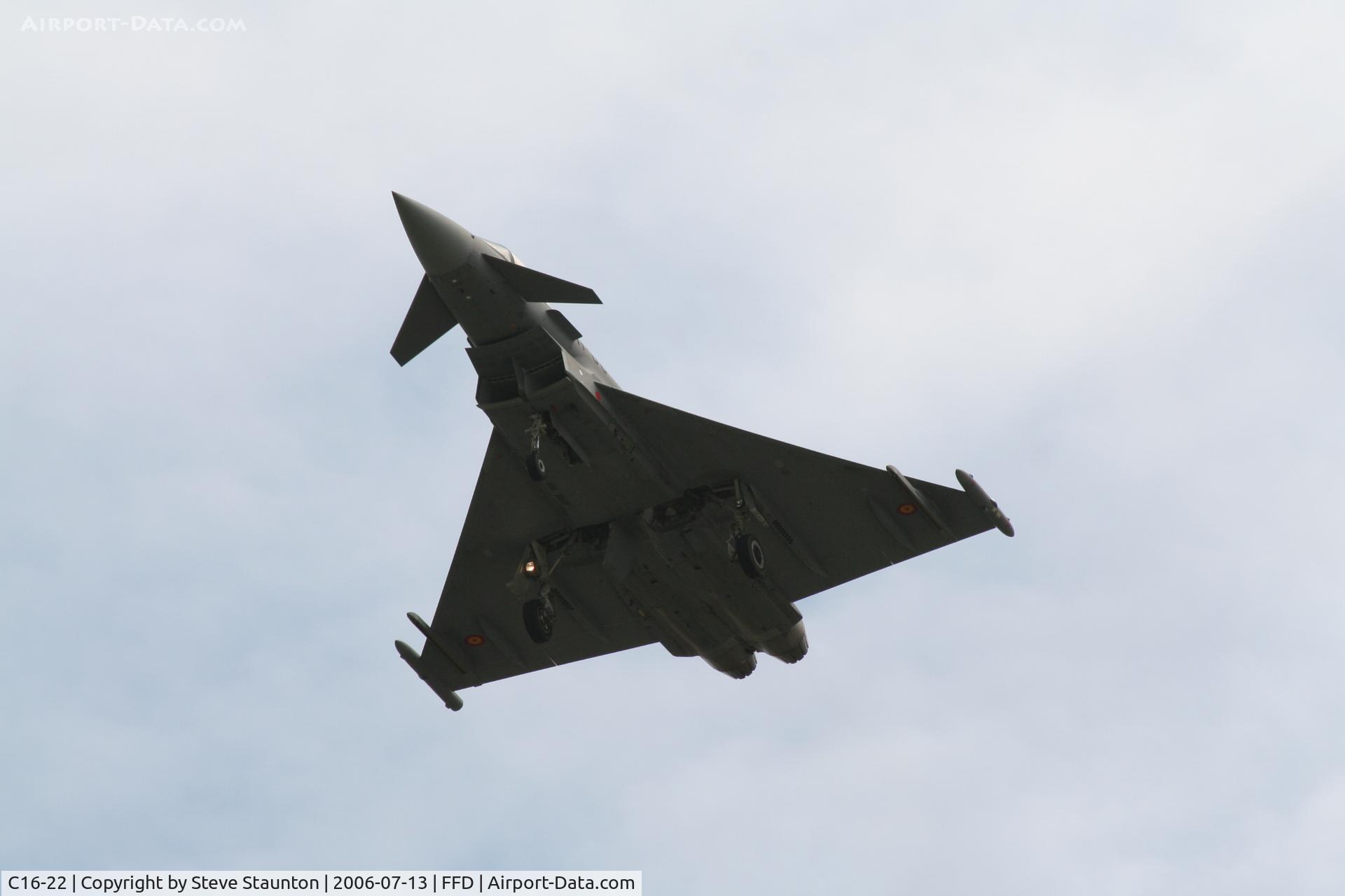 C16-22, Eurofighter EF-2000 Typhoon S C/N SS002, Royal International Air Tattoo 2006