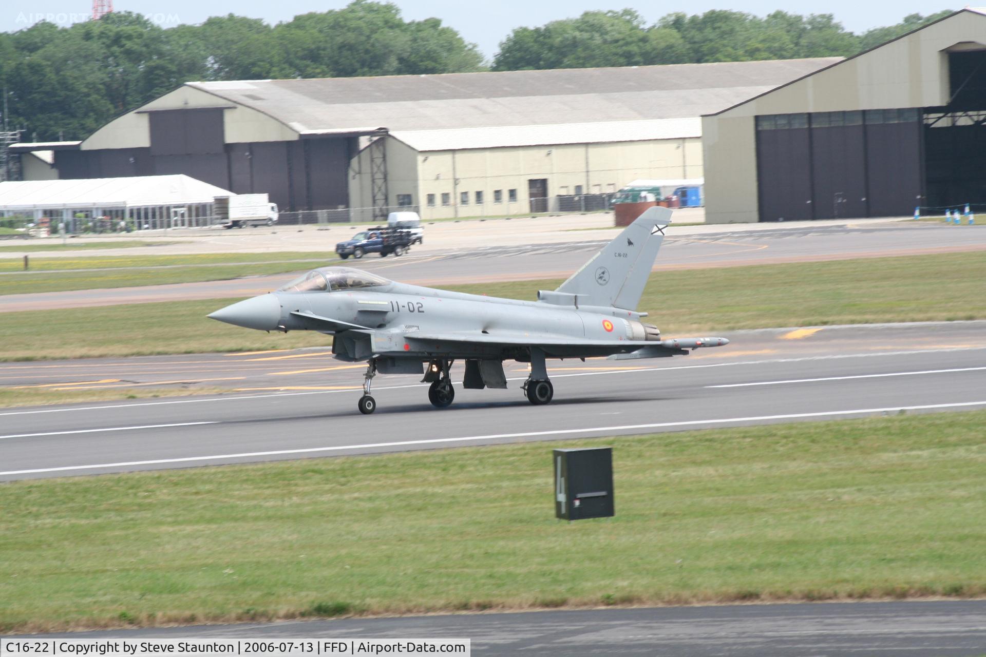 C16-22, Eurofighter EF-2000 Typhoon S C/N SS002, Royal International Air Tattoo 2006