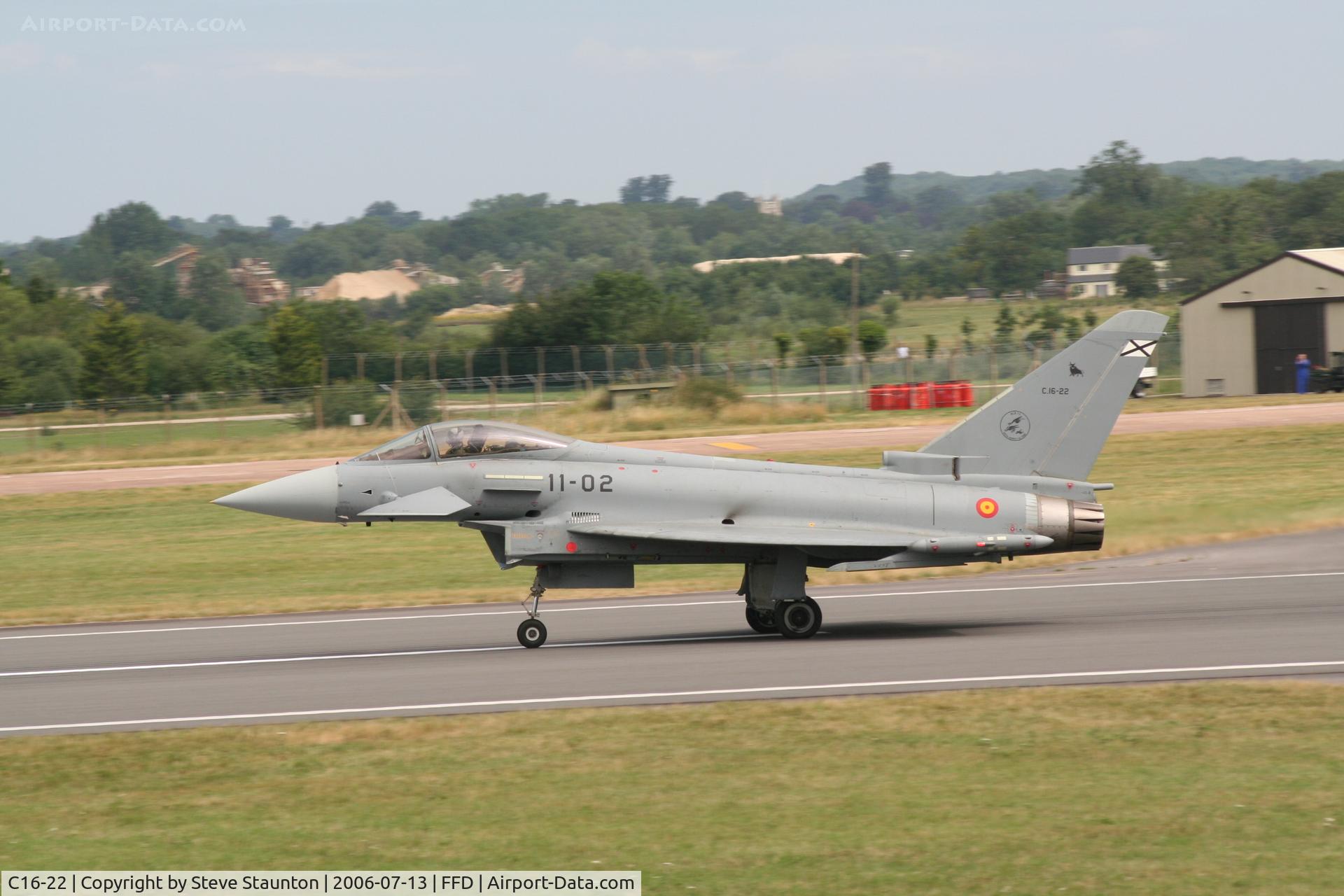 C16-22, Eurofighter EF-2000 Typhoon S C/N SS002, Royal International Air Tattoo 2006