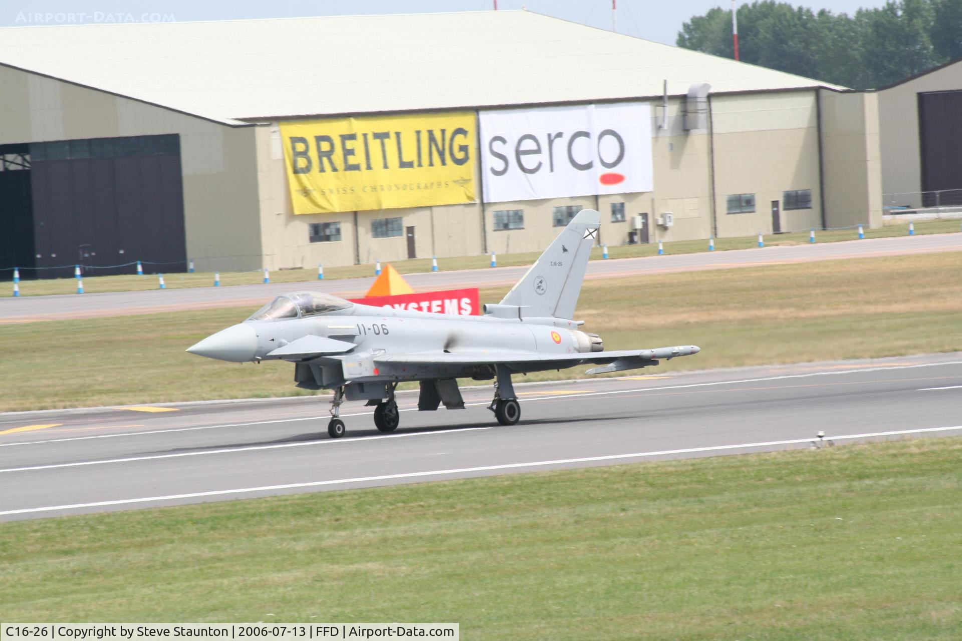 C16-26, Eurofighter EF-2000 Typhoon S C/N SS006, Royal International Air Tattoo 2006