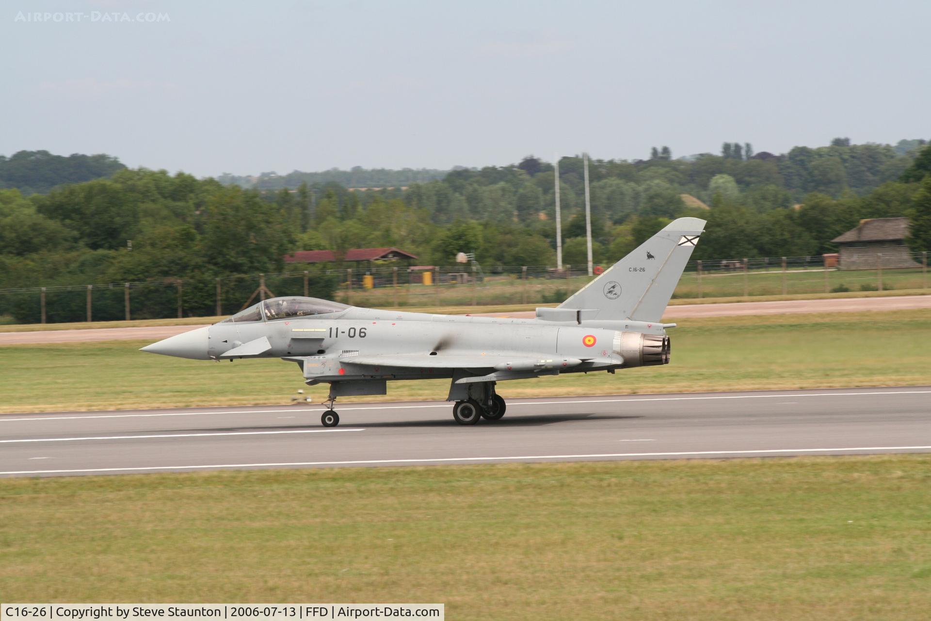 C16-26, Eurofighter EF-2000 Typhoon S C/N SS006, Royal International Air Tattoo 2006