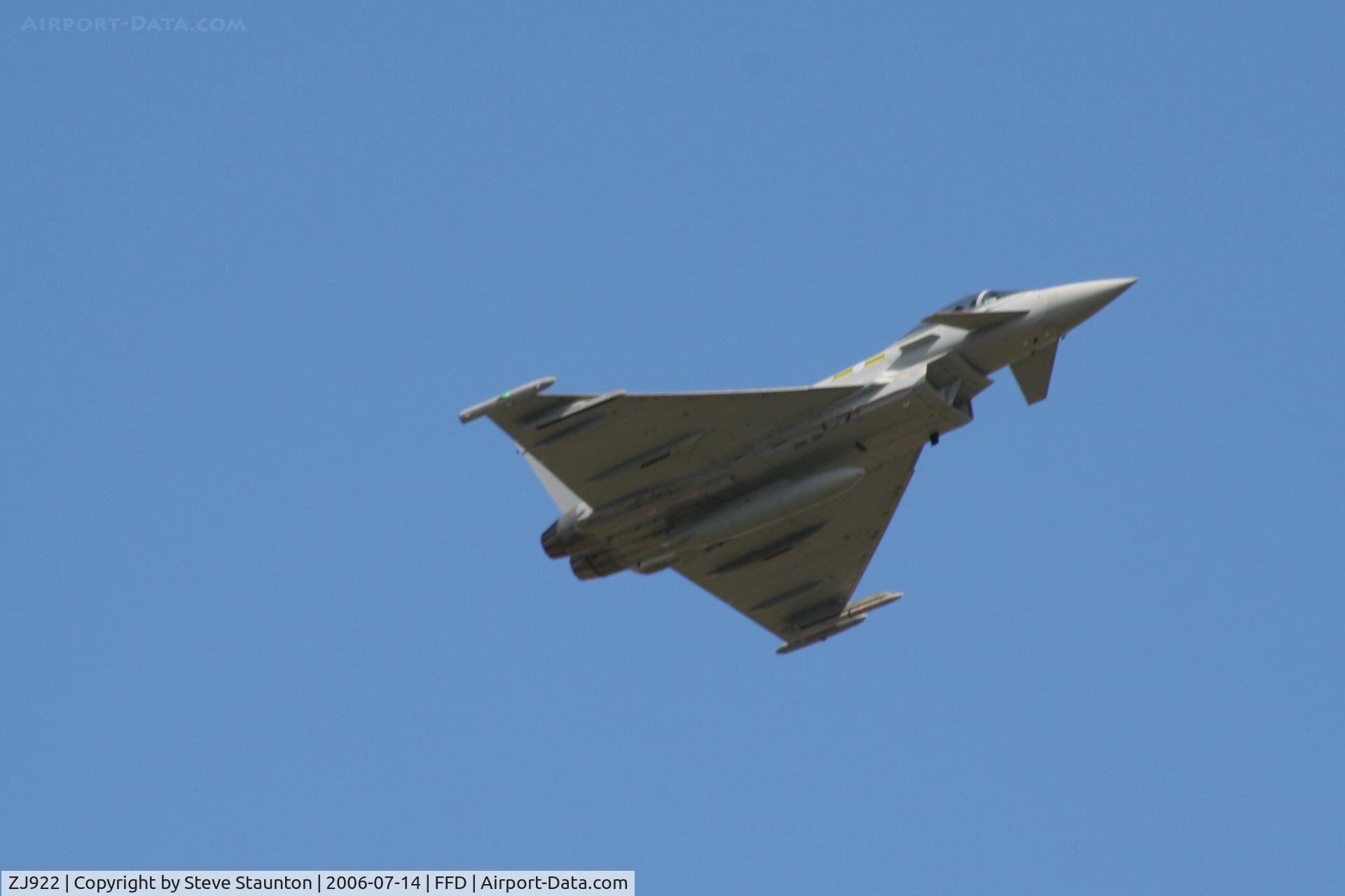ZJ922, 2005 Eurofighter EF-2000 Typhoon F2 C/N 0073/BS013, Royal International Air Tattoo 2006