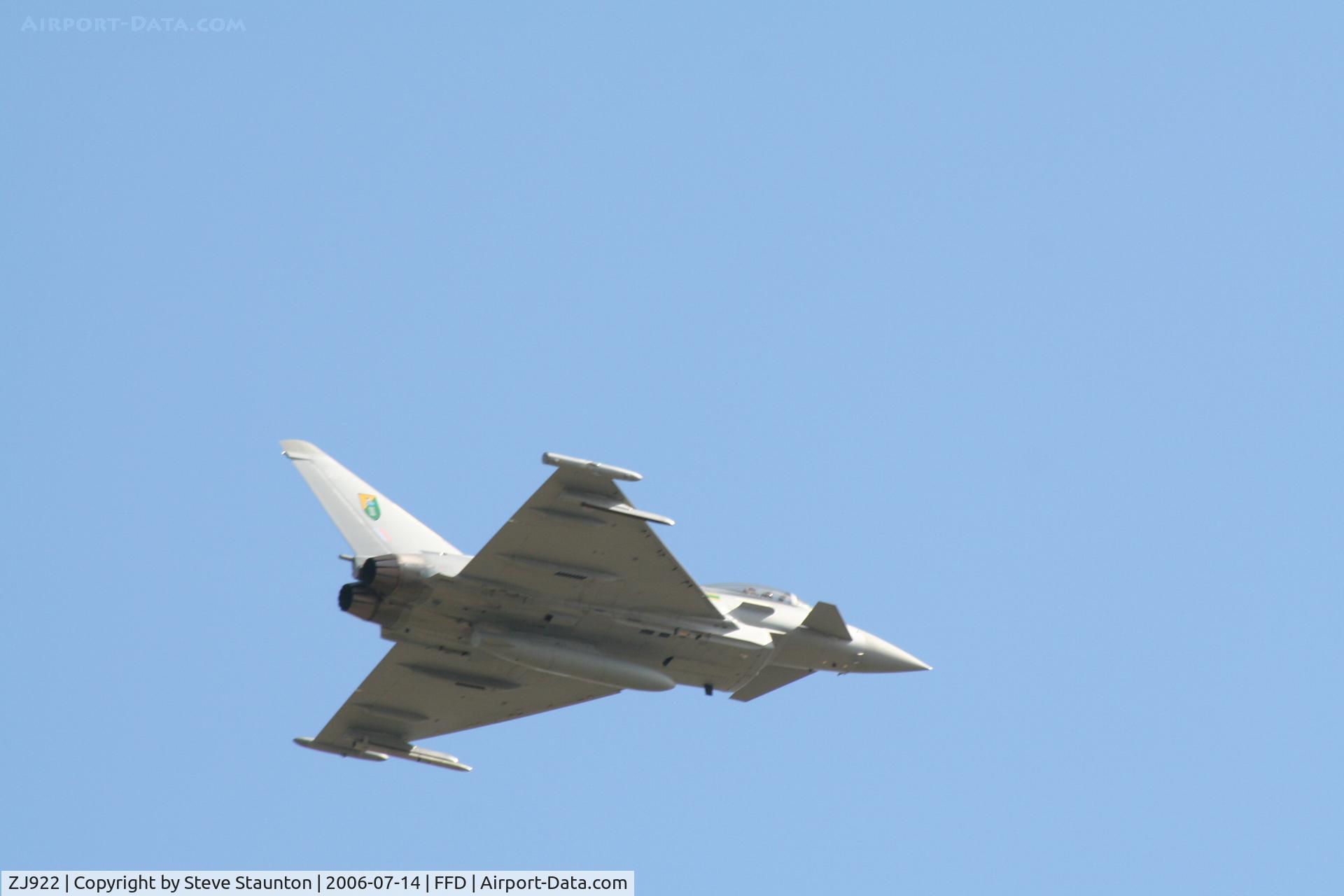 ZJ922, 2005 Eurofighter EF-2000 Typhoon F2 C/N 0073/BS013, Royal International Air Tattoo 2006