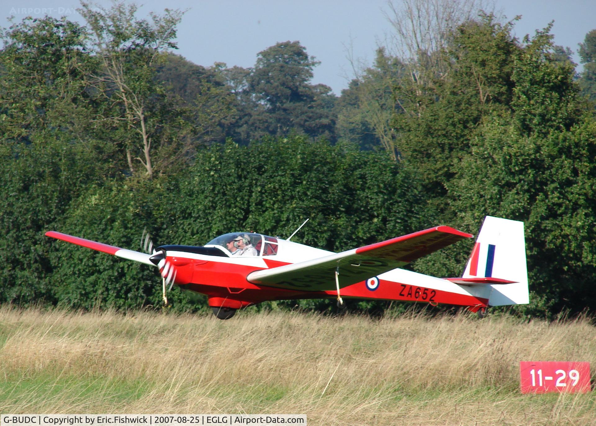G-BUDC, 1980 Slingsby T-61F Venture T2 C/N 1971, 4. ZA652 visiting Panshanger