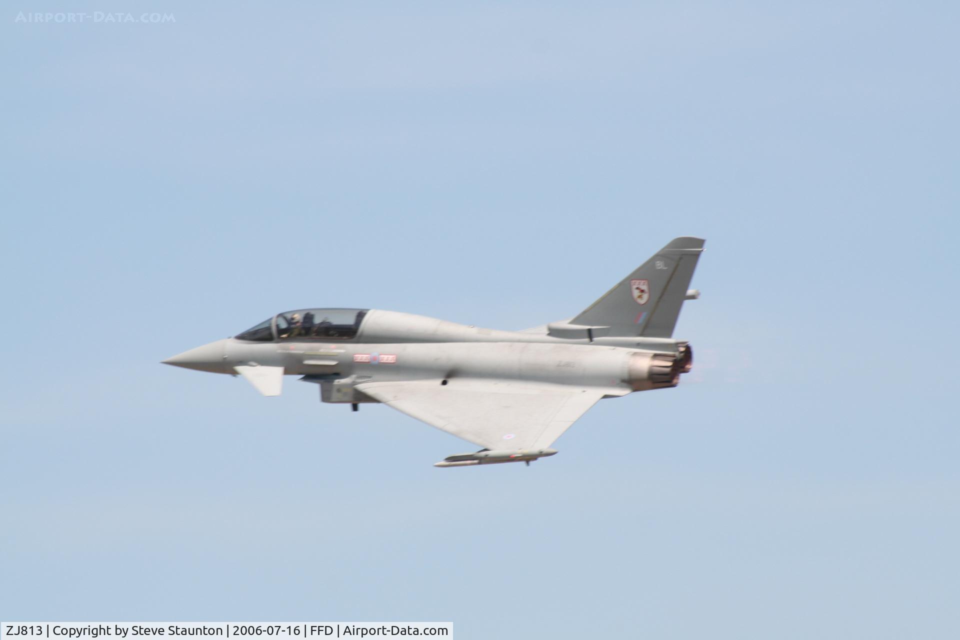ZJ813, 2005 Eurofighter EF-2000 Typhoon T1 C/N 0091/BT014, Royal International Air Tattoo 2006