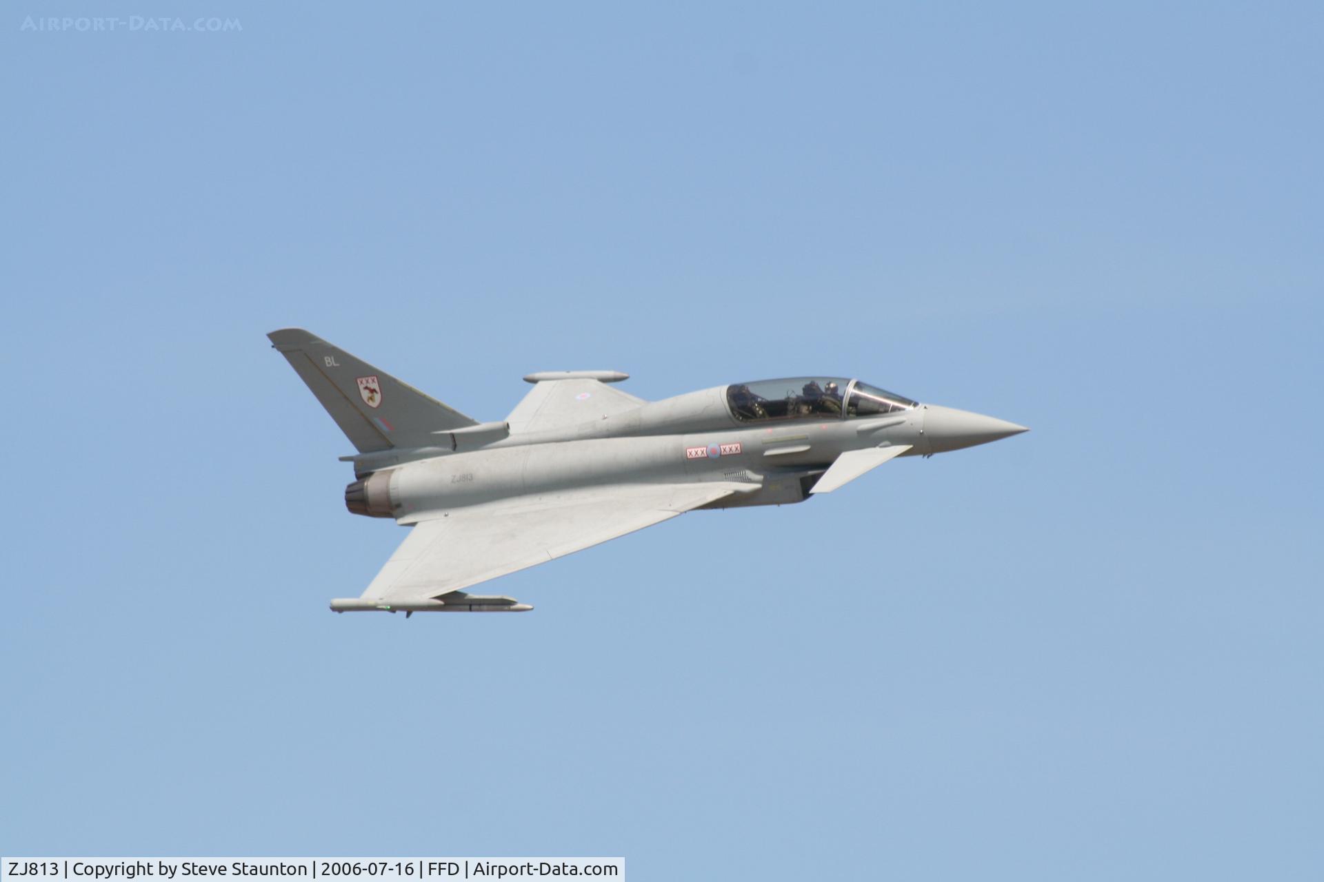 ZJ813, 2005 Eurofighter EF-2000 Typhoon T1 C/N 0091/BT014, Royal International Air Tattoo 2006