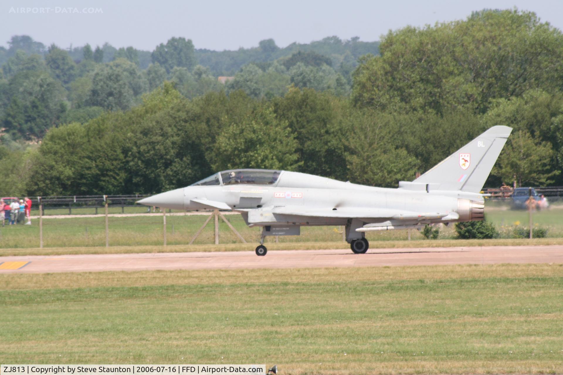 ZJ813, 2005 Eurofighter EF-2000 Typhoon T1 C/N 0091/BT014, Royal International Air Tattoo 2006