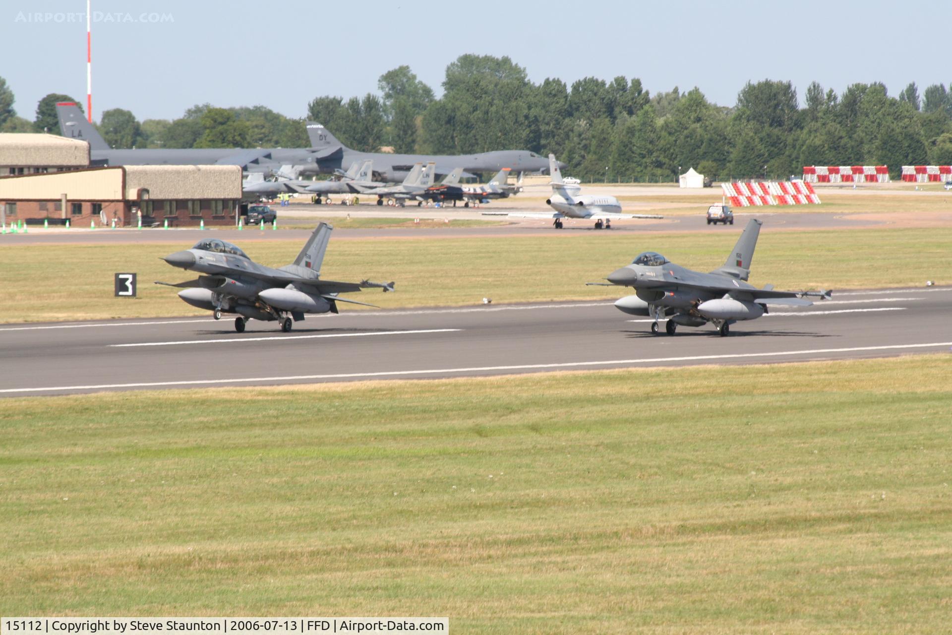 15112, Lockheed F-16AM Fighting Falcon C/N AA-12, Royal International Air Tattoo 2006 (with 15118)