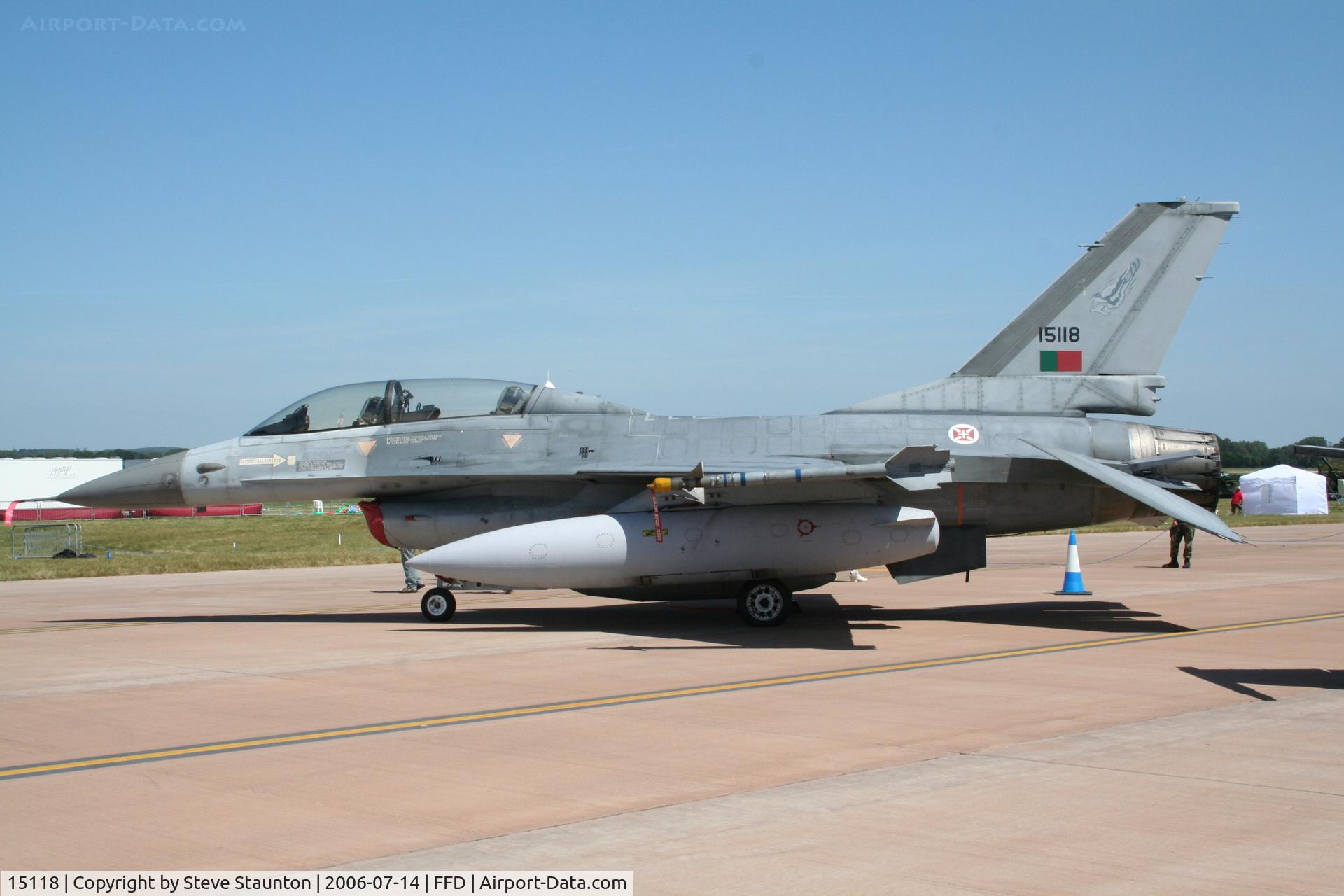 15118, Lockheed F-16B Fighting Falcon C/N AB-01, Royal International Air Tattoo 2006