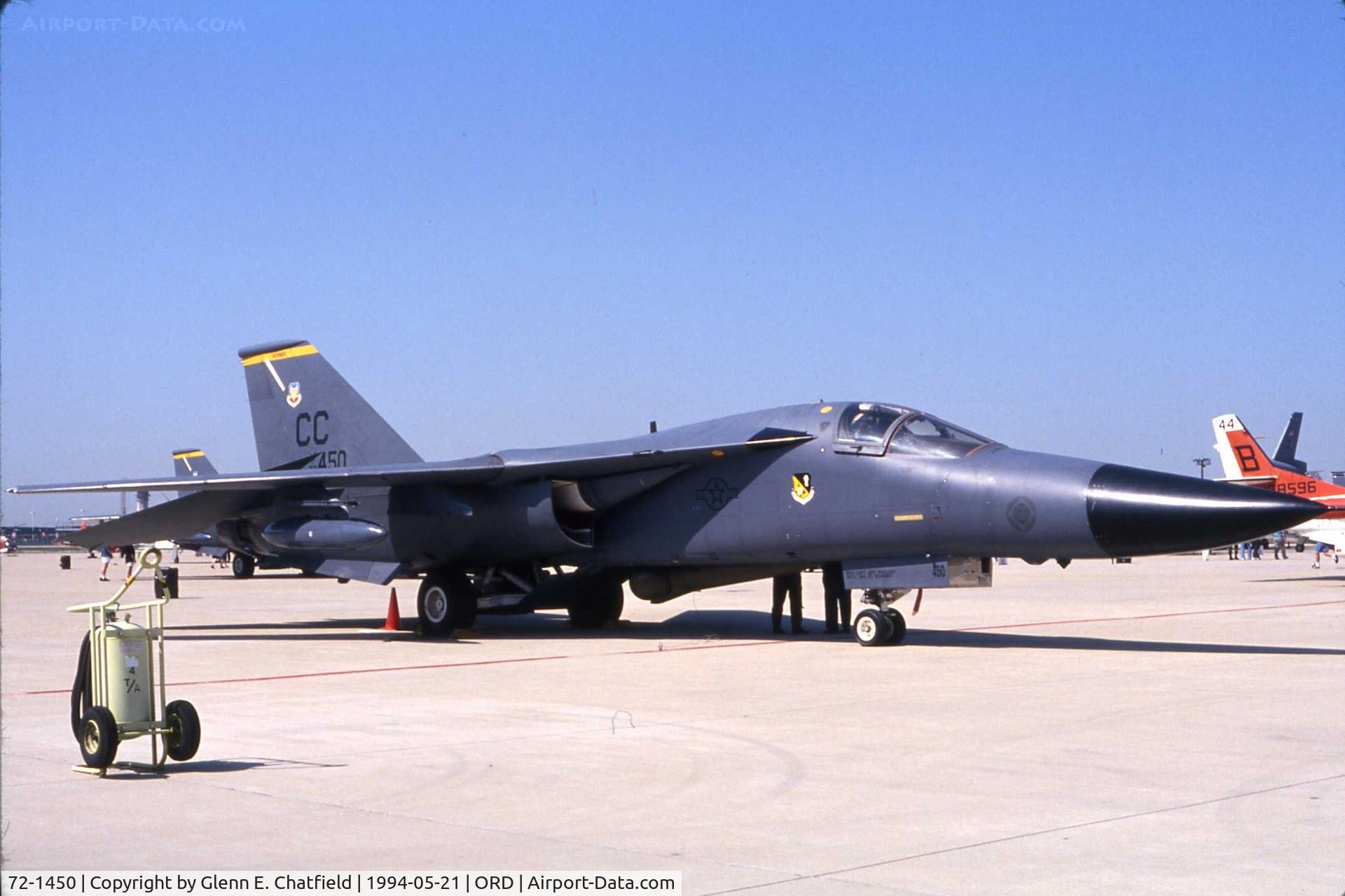 72-1450, 1972 General Dynamics F-111F Aardvark C/N E2-80, F-111F at the ANG/AFR Open house