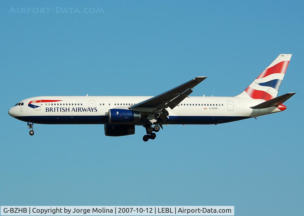 G-BZHB, 1998 Boeing 767-336 C/N 29231, 