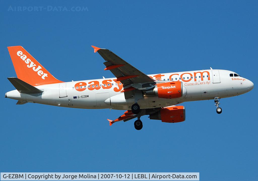G-EZBM, 2007 Airbus A319-111 C/N 3059, 