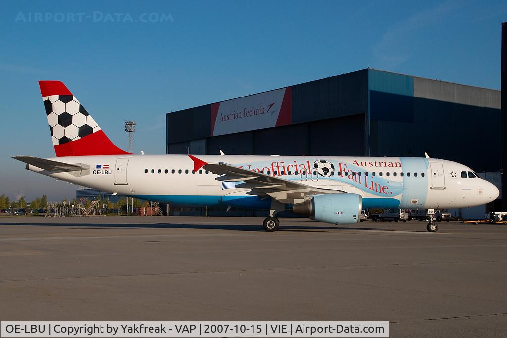 OE-LBU, 2001 Airbus A320-214 C/N 1478, Austrian Airlines Airbus 320